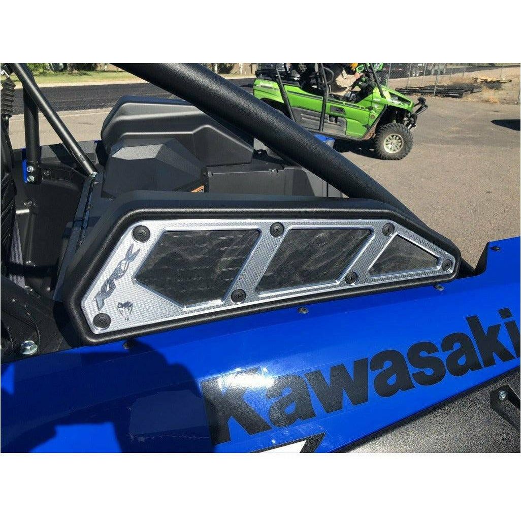 Viper Machine Kawasaki KRX 1000 Billet 'FrogSkin' Intake Covers