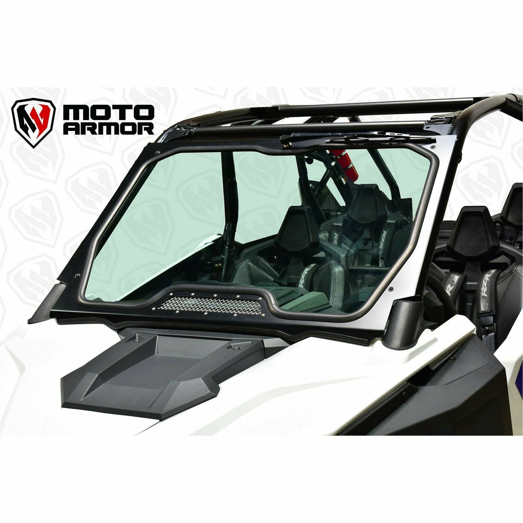 Moto Armor Polaris RZR PRO XP Full Glass Windshield