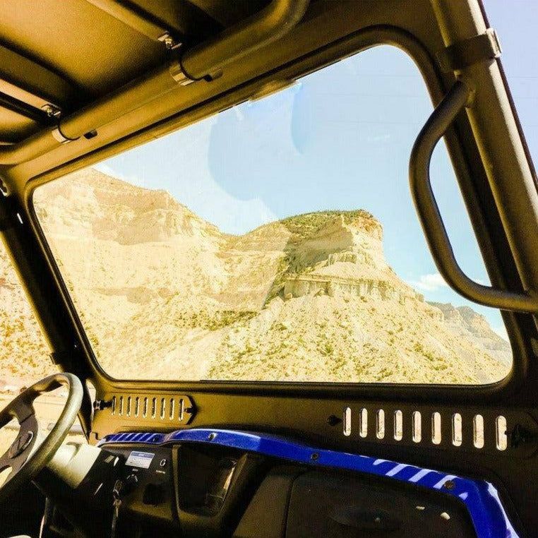 Kawasaki Teryx Vented Glass Front Windshield | Bent Metal