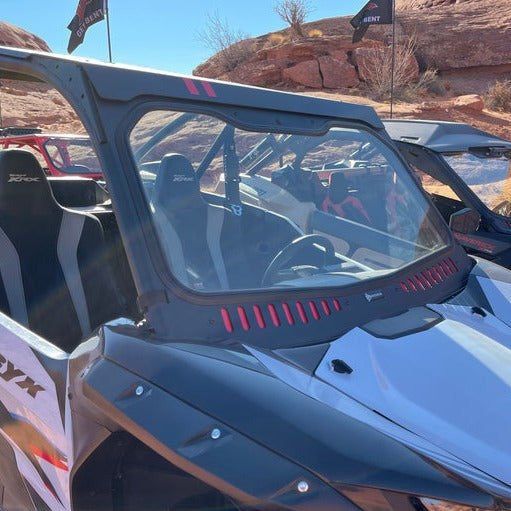 Kawasaki KRX Vented Glass Front Windshield