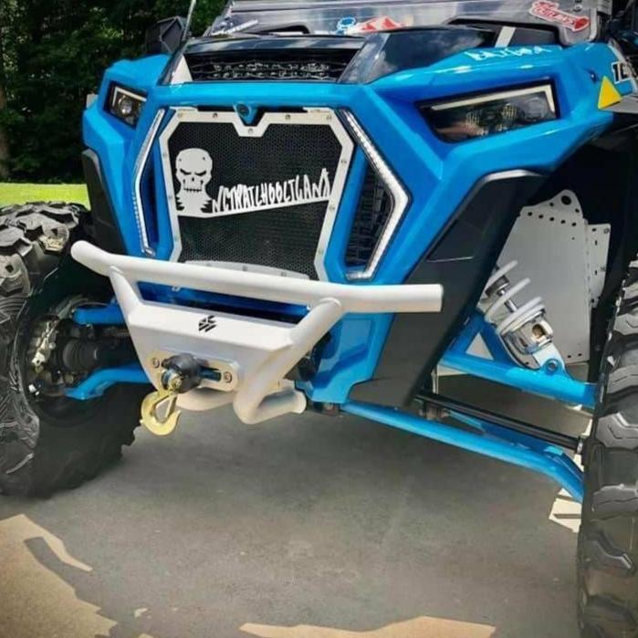 LW Fab Polaris RZR XP Turbo S Race Style Front Winch Bumper with 6" Fairlead