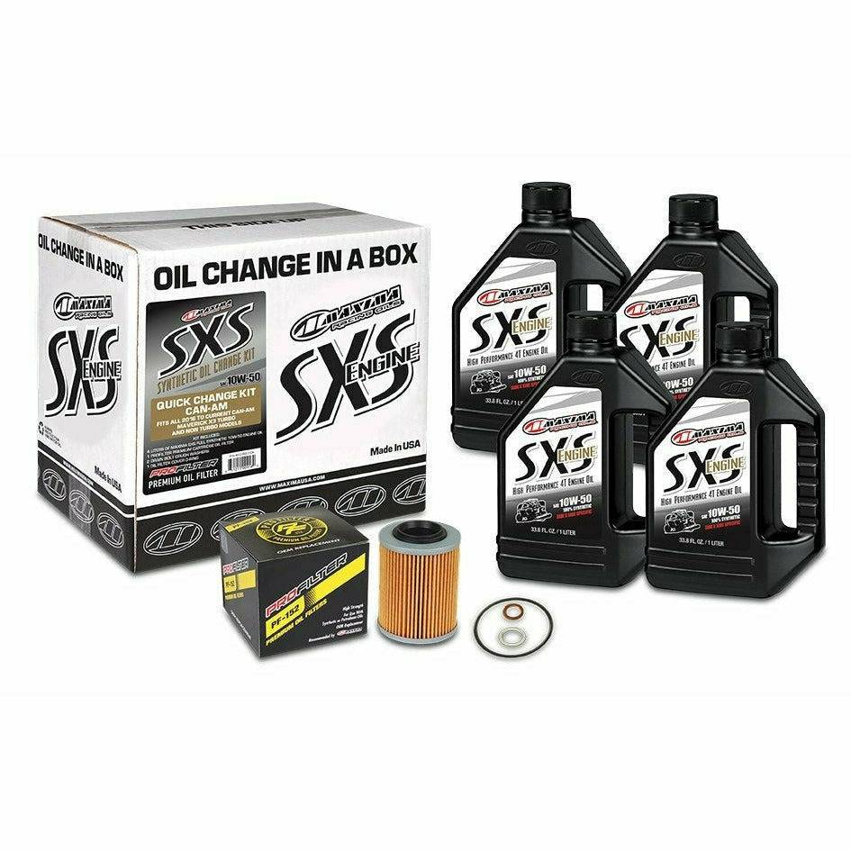 Maxima Racing Oil Can Am Maverick X3 Quick Change Kit 10W-50