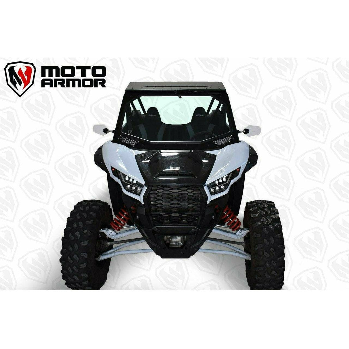 Moto Armor Kawasaki KRX Vented Full Glass Windshield