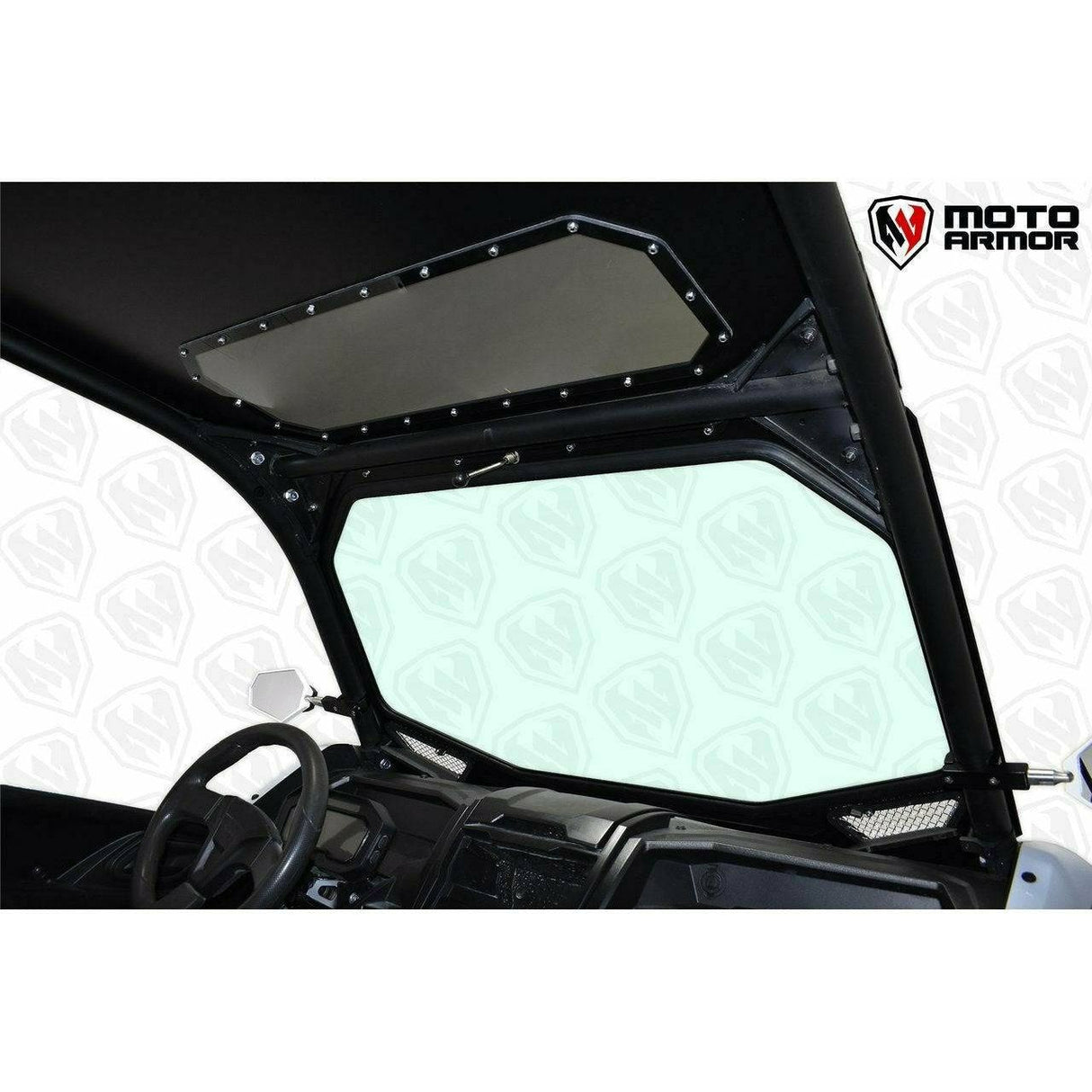 Moto Armor Kawasaki KRX Vented Full Glass Windshield