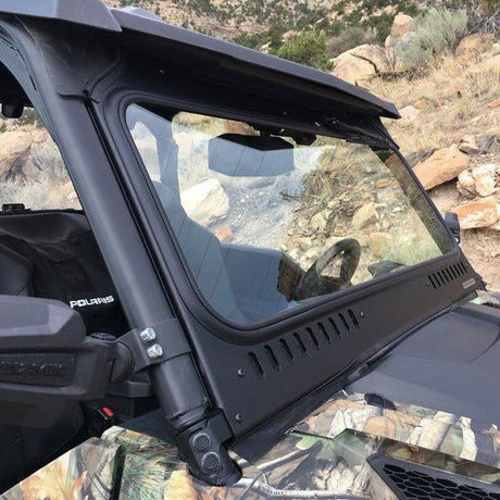 Polaris General Vented Glass Front Windshield | Bent Metal