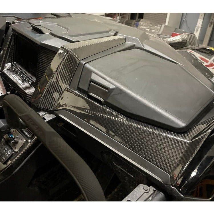 Polaris RZR Pro Carbon Fiber Dash Trim Kit (3 Piece)