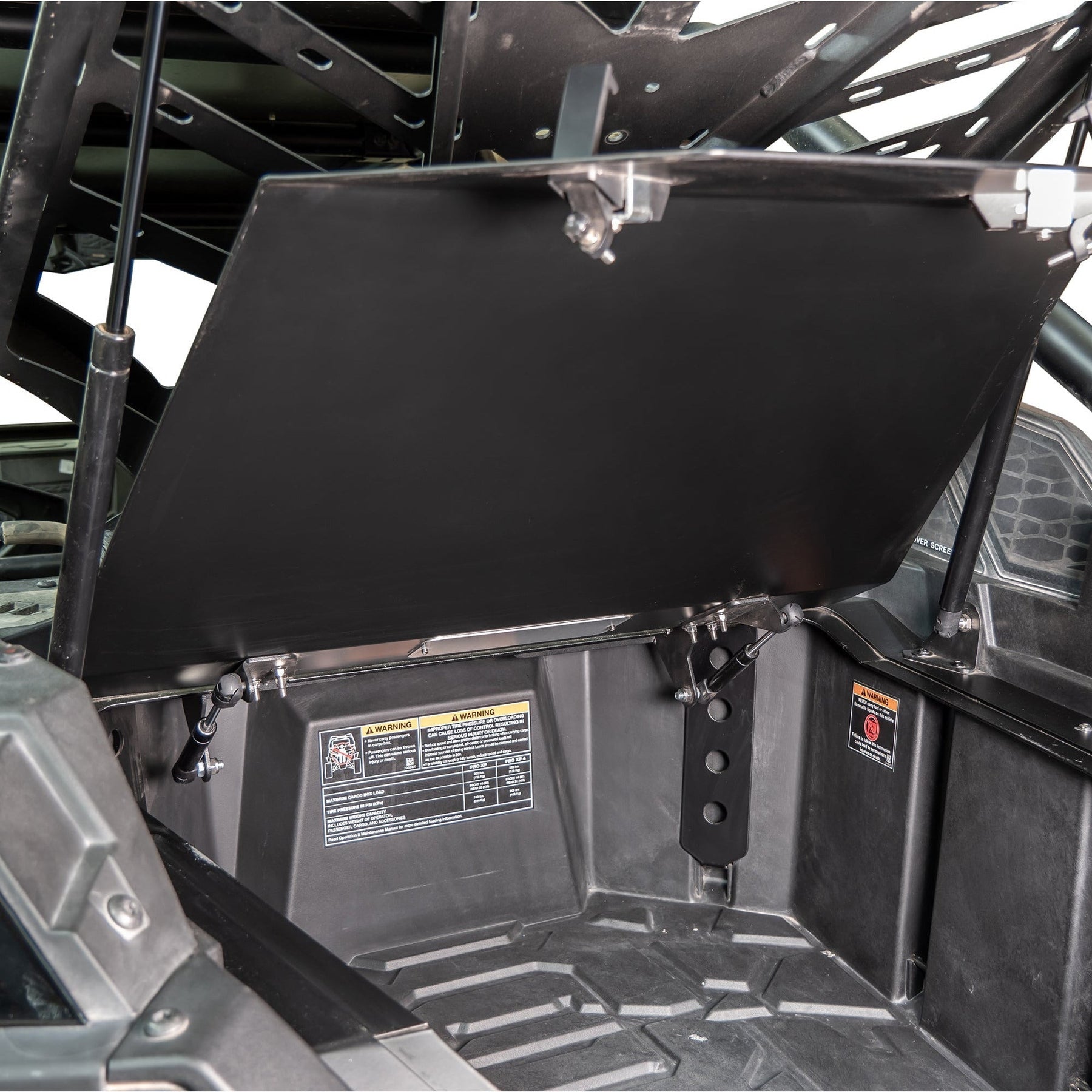 Polaris RZR Pro / Turbo R Trunk Enclosure Gas Strut Lift Kit