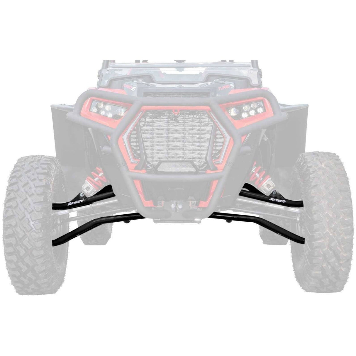 Polaris RZR Turbo S High Clearance 1.5" Offset A-Arms | SuperATV
