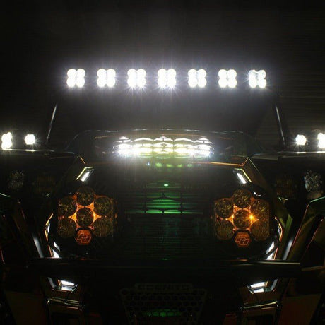 Polaris RZR Turbo S8 Hood Mount Light Bar Kit