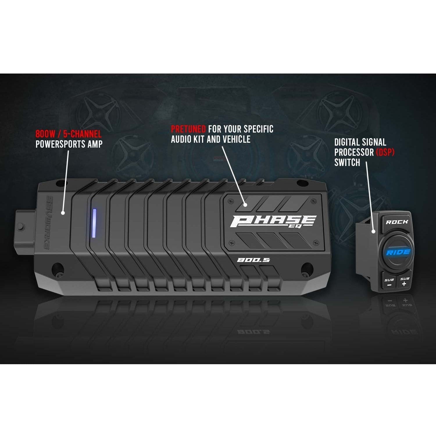 Polaris RZR with Ride Command 5-Speaker Audio System
