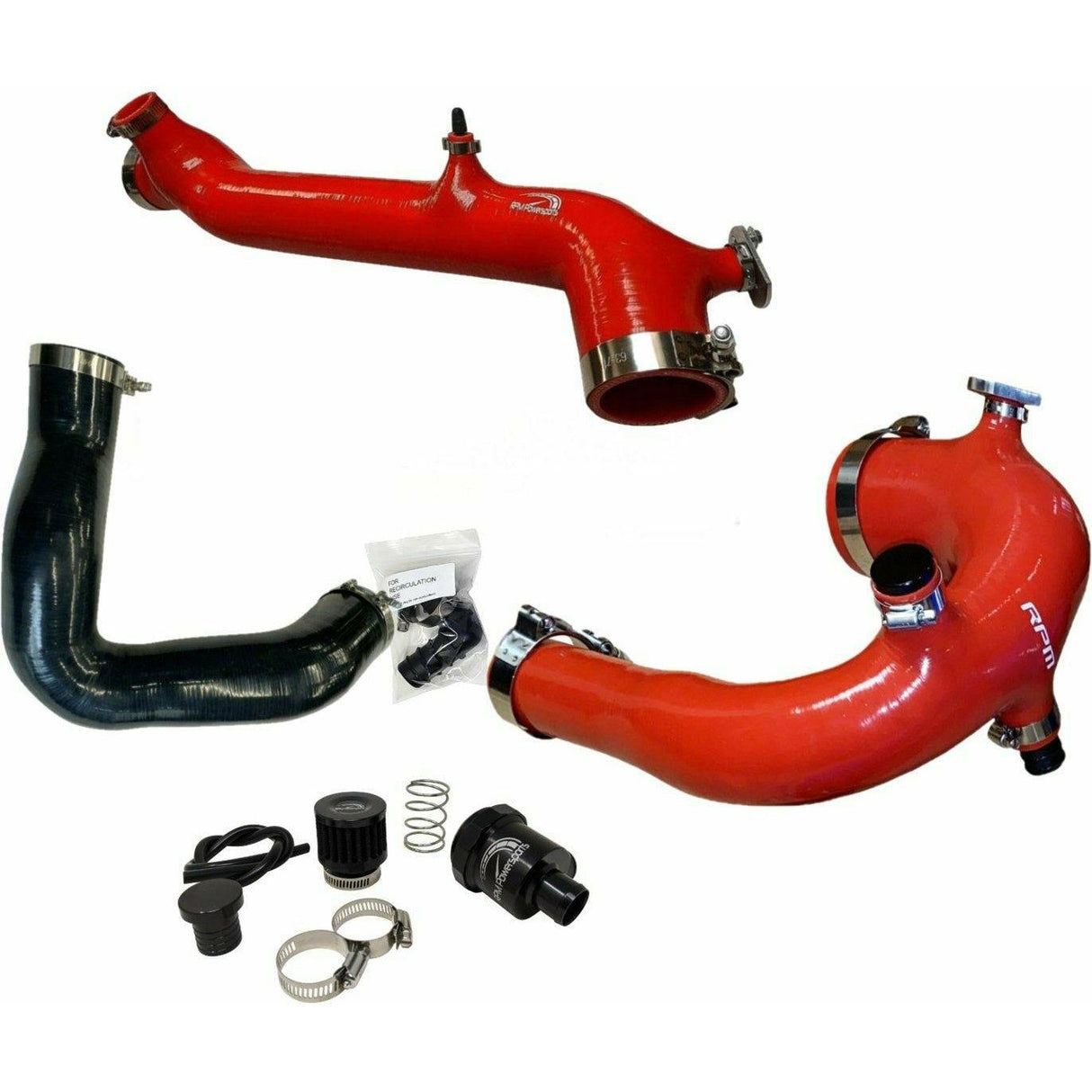 RPM Powersports Polaris RZR PRO XP / Turbo R Intake Charge Tubes & BOV Kit