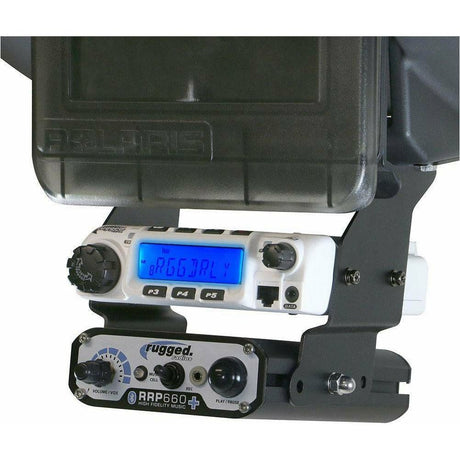 Polaris RZR Radio & Intercom Below Dash Mounting Bracket | Rugged Radios
