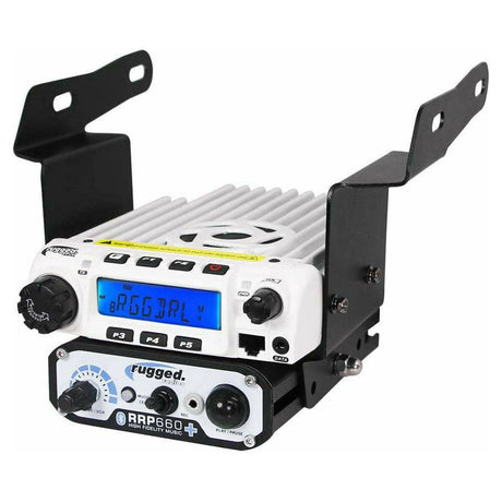 Polaris RZR 570 / 800 / XP 900 Radio & Intercom Mounting Bracket | Rugged Radios