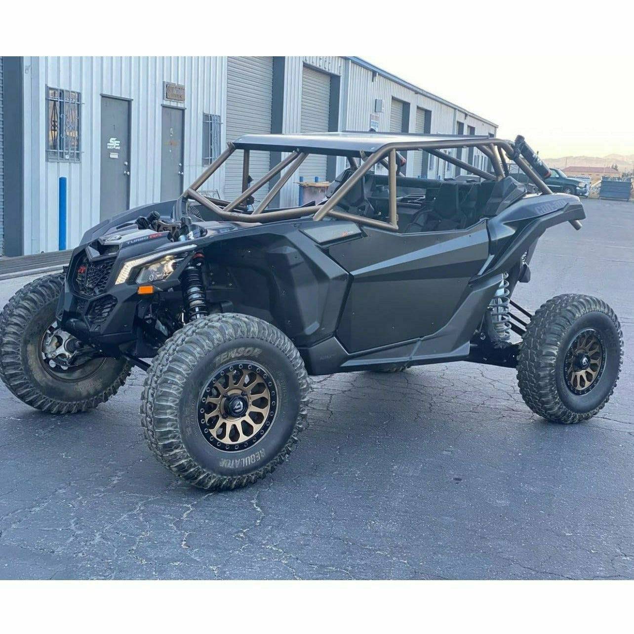 SF RaceWorks Can Am X3 Race Inspired Raw Cage with Roof