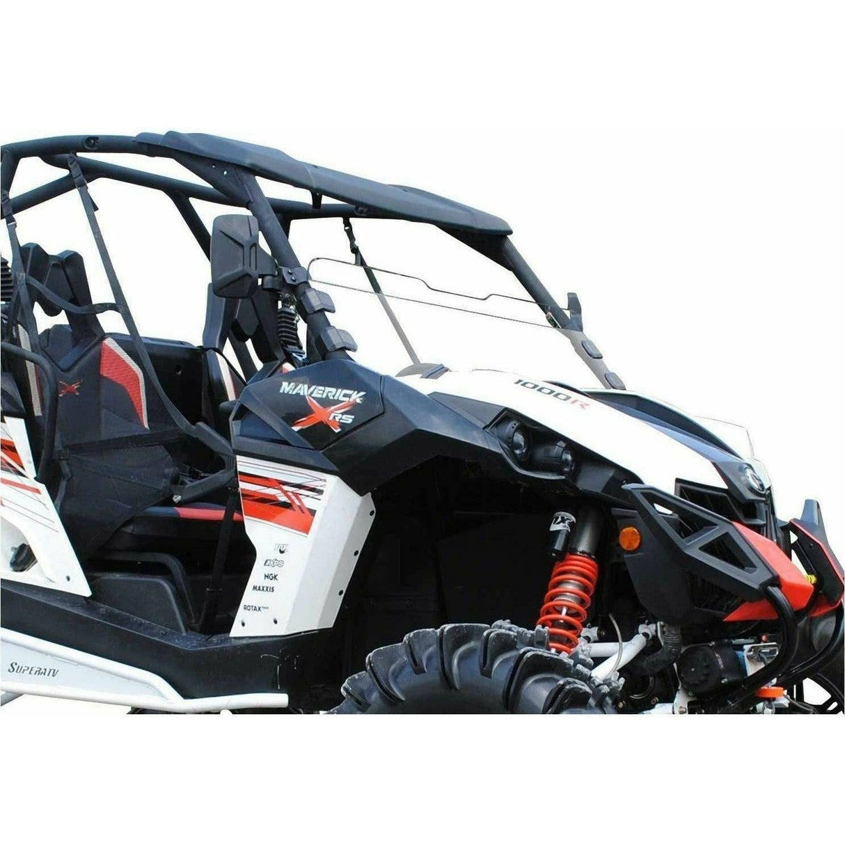 Can Am Maverick Scratch Resistant Half Windshield | SuperATV