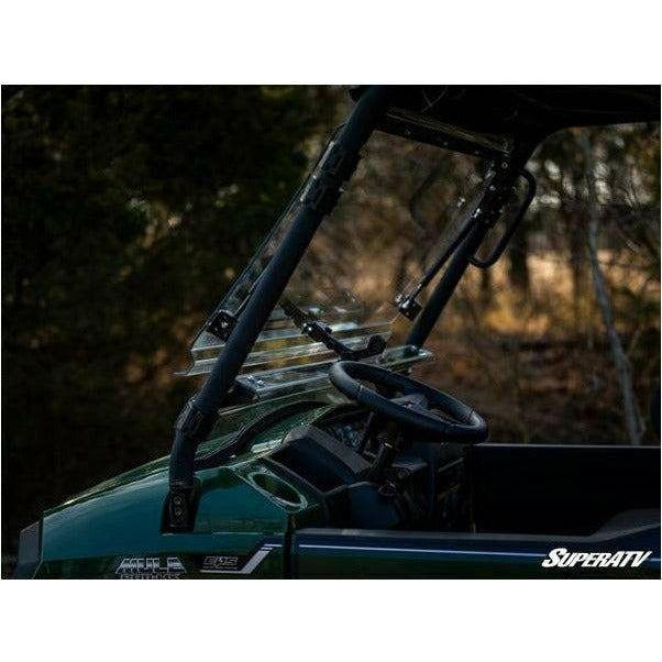 SuperATV Kawasaki Mule Pro-MX Scratch Resistant Flip Windshield