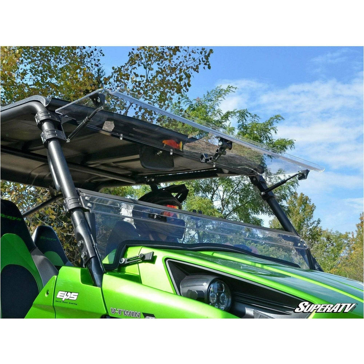 Kawasaki Teryx 750 / 800 Scratch Resistant Flip Windshield | SuperATV