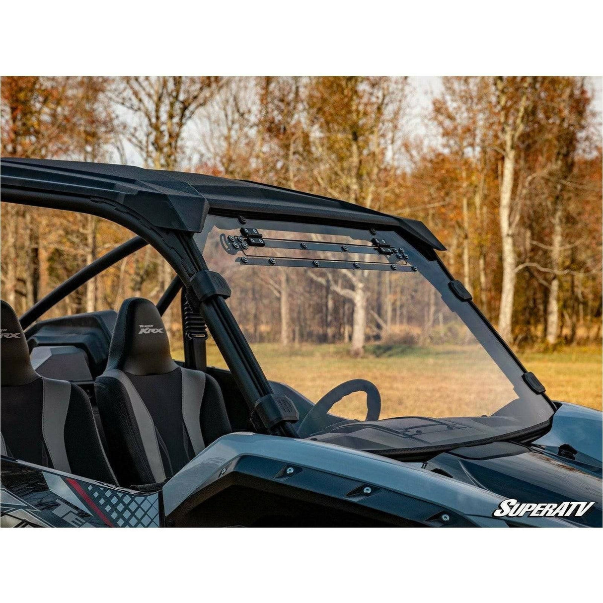 Kawasaki KRX Scratch Resistant Vented Full Windshield | SuperATV