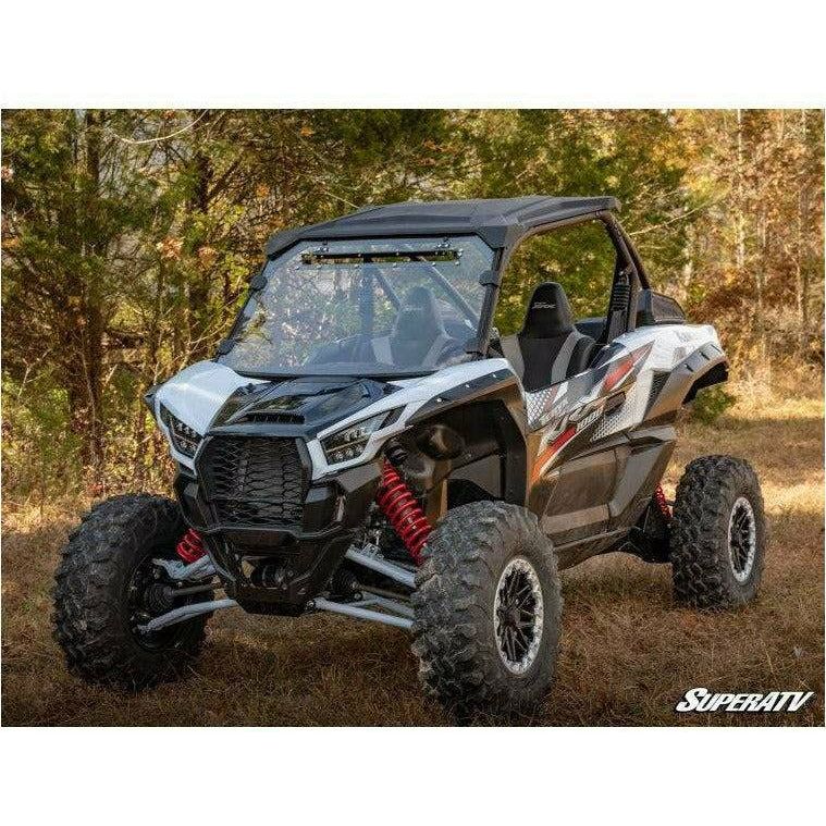 Kawasaki KRX Scratch Resistant Vented Full Windshield | SuperATV