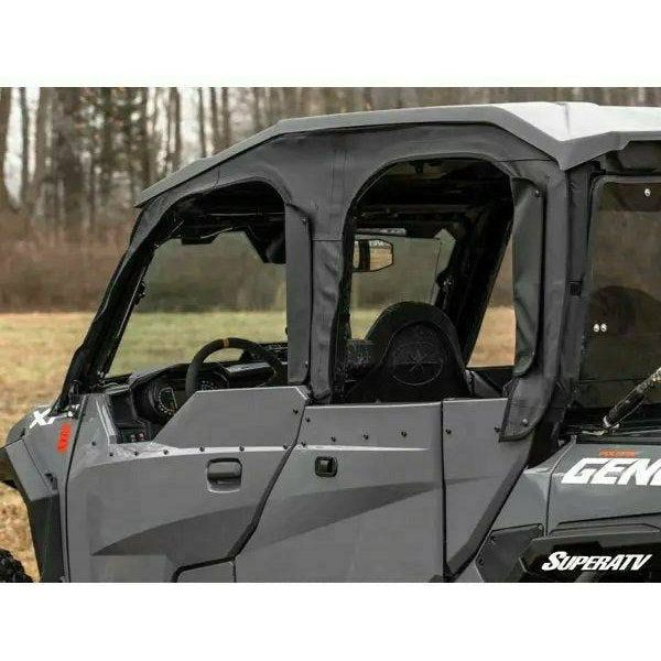 SuperATV Polaris General XP 1000 4-Door Primal Soft Cab Enclosure Upper Doors