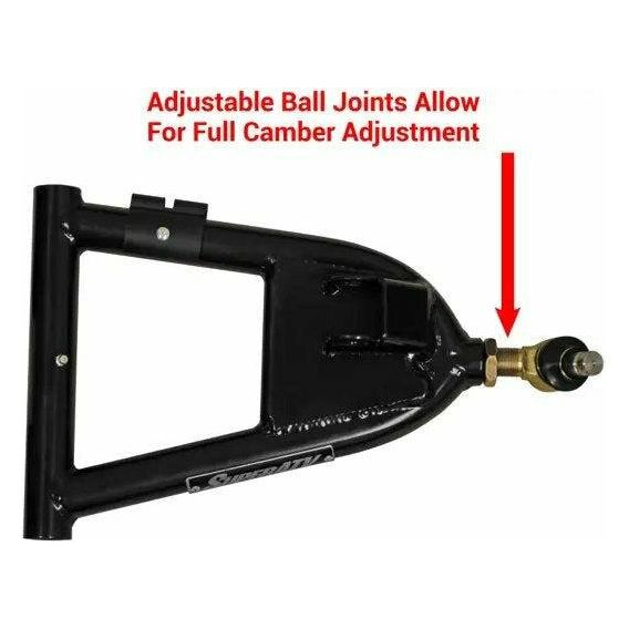 SuperATV Polaris RZR 800 High Clearance 1.5" Forward Offset A-Arms