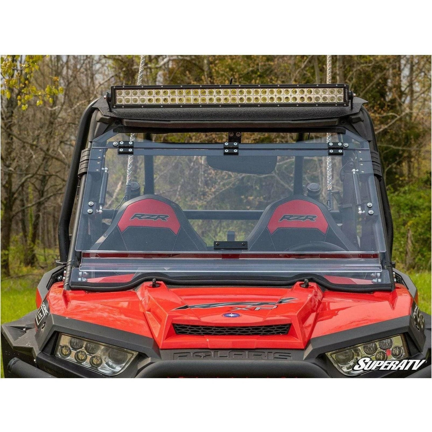 Polaris RZR 900 Scratch Resistant Flip Windshield | SuperATV