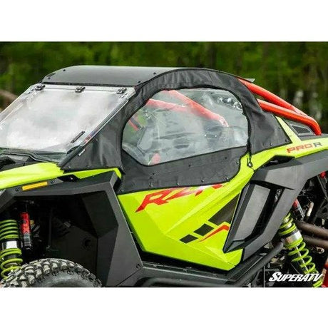SuperATV Polaris RZR PRO R Primal Soft Cab Enclosure Upper Doors