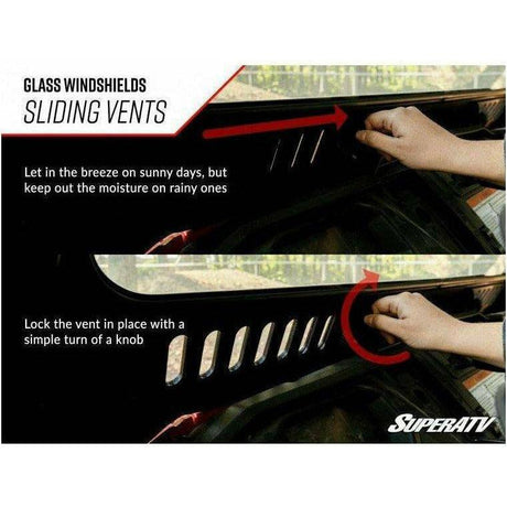 Polaris RZR S 1000 Glass Windshield | SuperATV