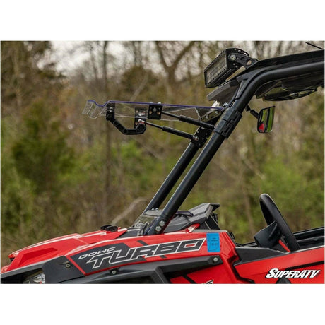 Polaris RZR S 1000 Scratch Resistant Flip Windshield | SuperATV
