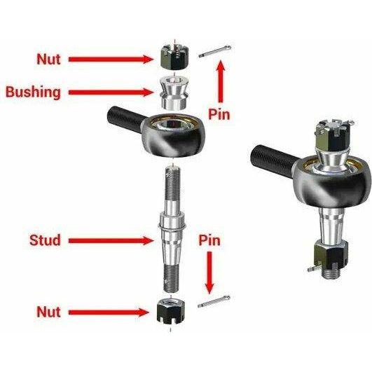 SuperATV Polaris RZR Trail S 900 Heavy Duty Tie Rod Kit
