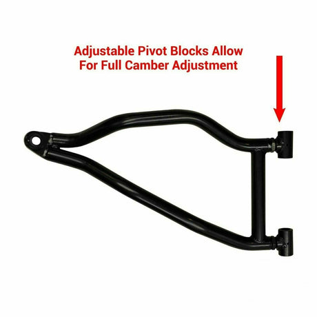 Polaris RZR XP 900 High Clearance 1.5" Forward Offset A-Arms | SuperATV