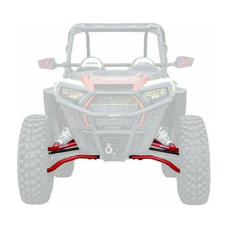 SuperATV Polaris RZR XP Turbo High Clearance 2" Forward Offset A-Arms