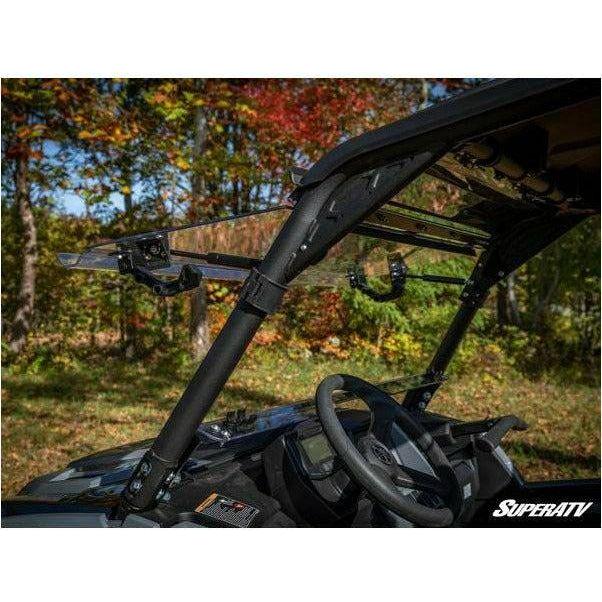 SuperATV Yamaha Wolverine RMAX Scratch Resistant Flip Windshield