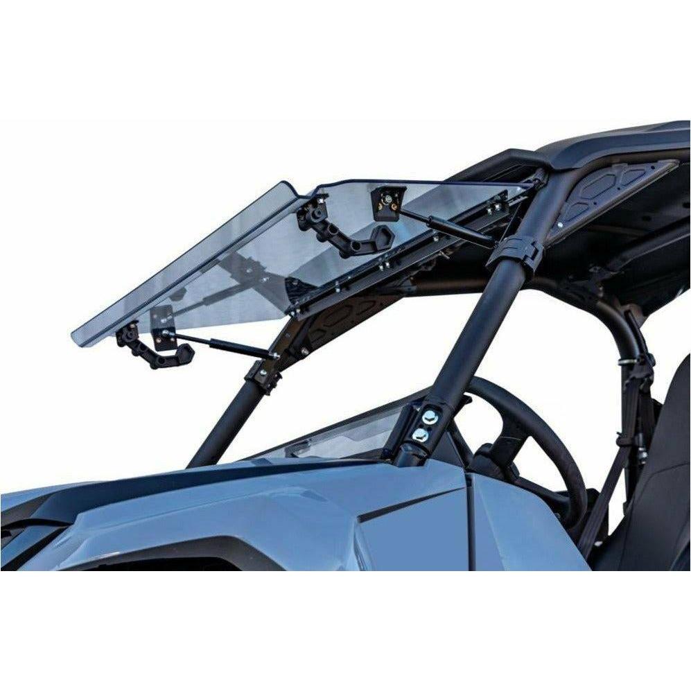 SuperATV Yamaha Wolverine RMAX Scratch Resistant Flip Windshield