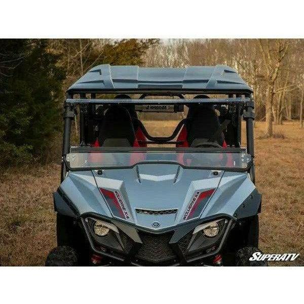 SuperATV Yamaha Wolverine X2 Scratch Resistant Flip Windshield