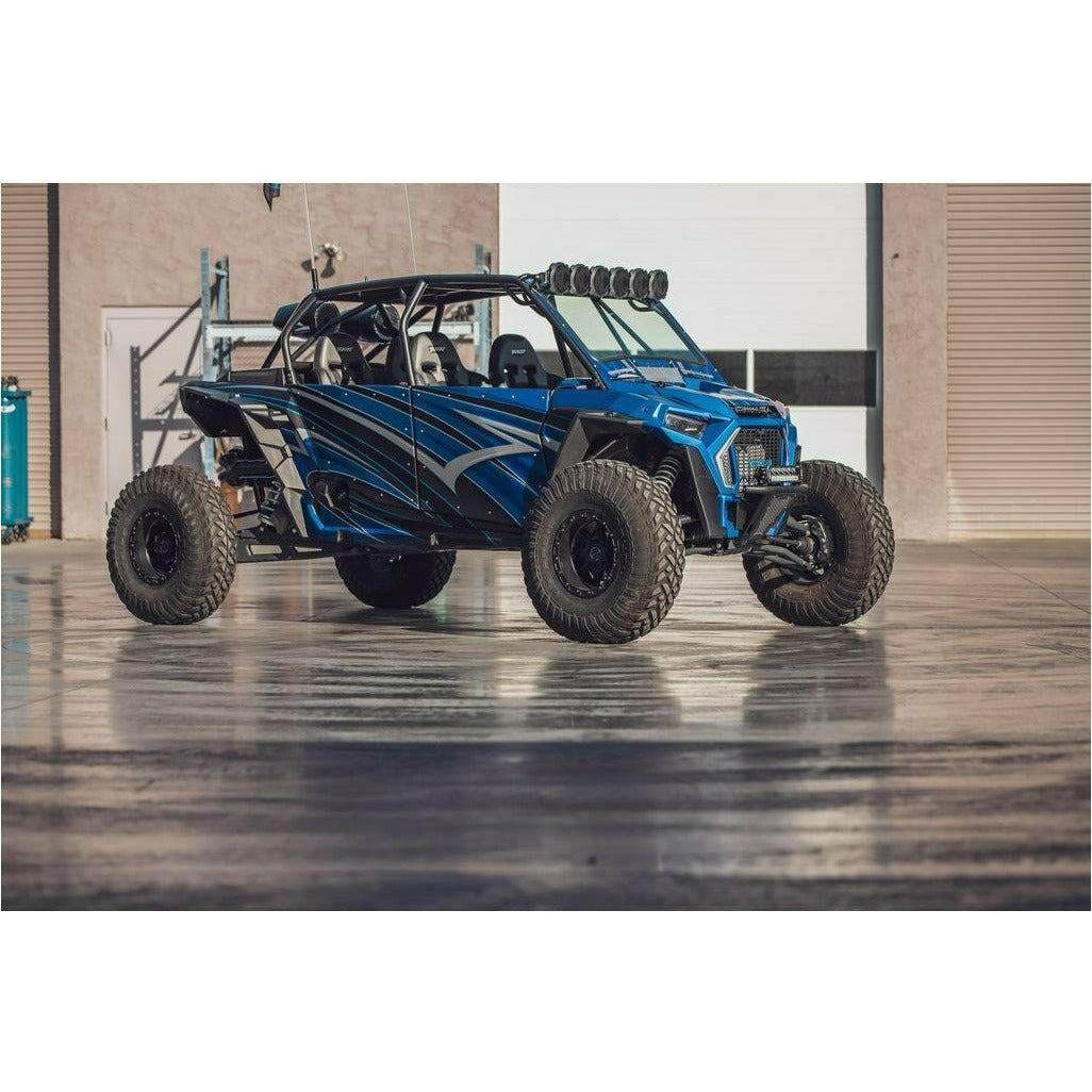 Polaris RZR 4 (2019+) Raw Sand Slayer Speed Cage with Roof | TMW Off-Road
