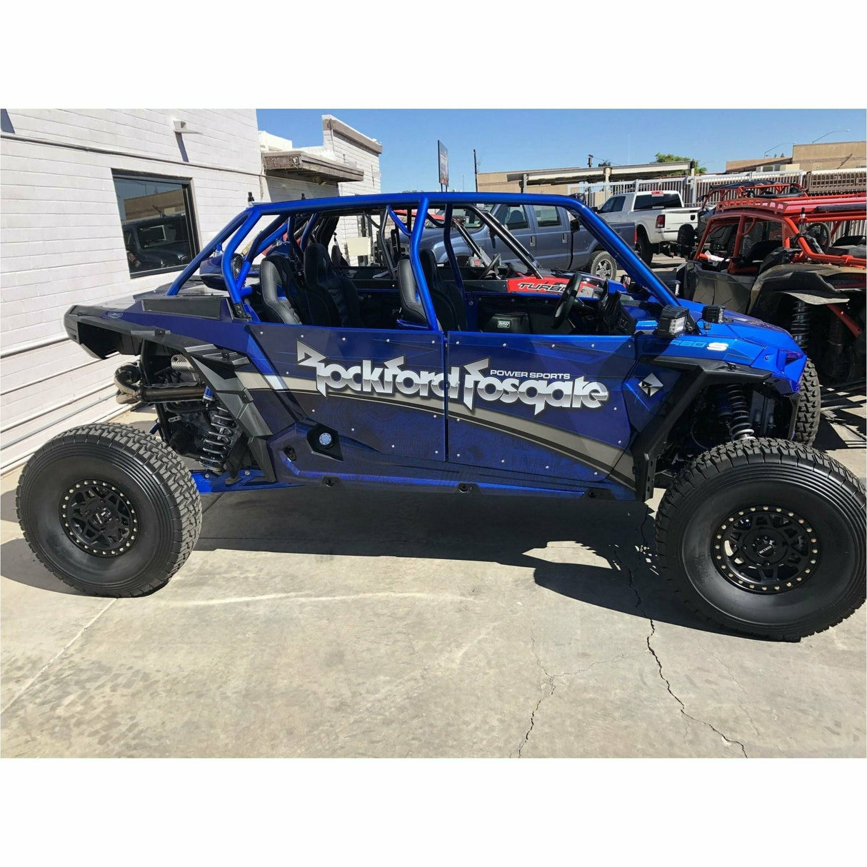 Polaris RZR 4 (2019+) Raw Sand Slayer Speed Cage with Roof | TMW Off-Road