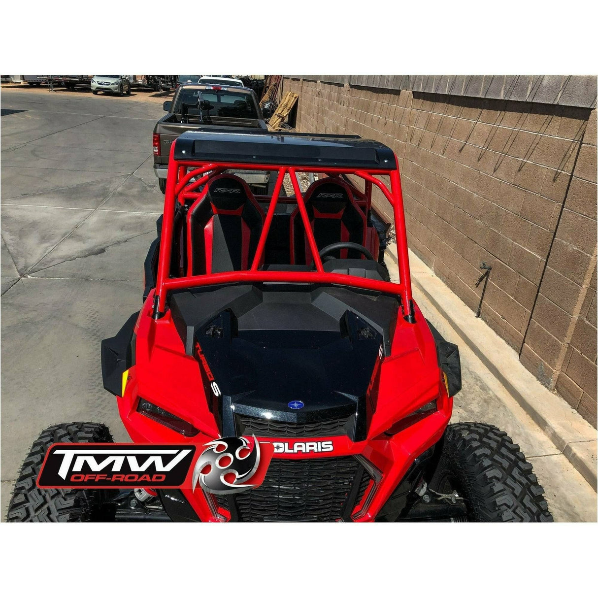 Polaris RZR (2019+) Raw Sand Slayer Speed Cage with Roof | TMW Off-Road