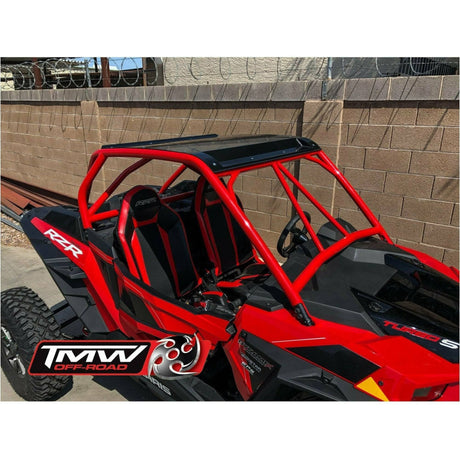 Polaris RZR (2019+) Raw Sand Slayer Speed Cage with Roof | TMW Off-Road