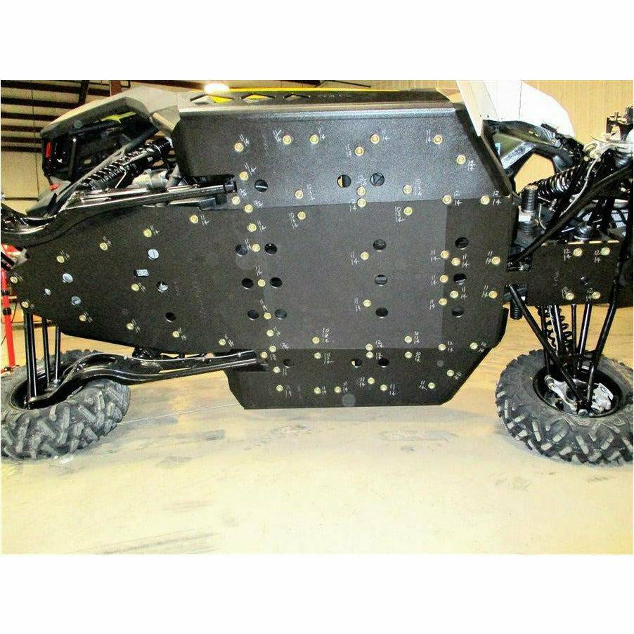 Can Am X3 Full Skid Plate with Sliders - Kombustion Motorsports