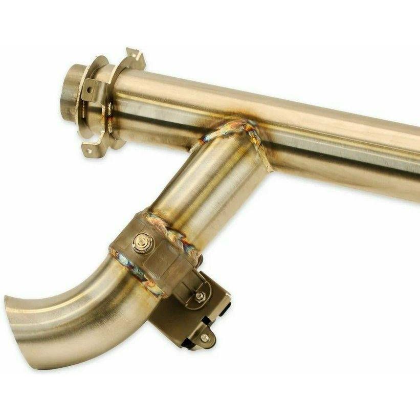 Trinity Racing Can Am Maverick X3 Side Dump Header Pipe with Electric Cutout