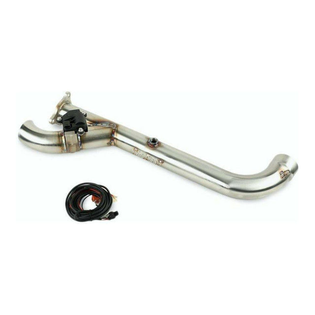 Trinity Racing Polaris RZR Turbo Side Piece Header Pipe with Electronic Cutout