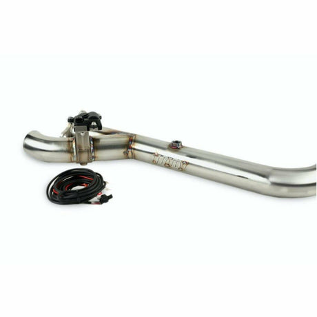 Trinity Racing Polaris RZR Turbo Side Piece Header Pipe with Electronic Cutout