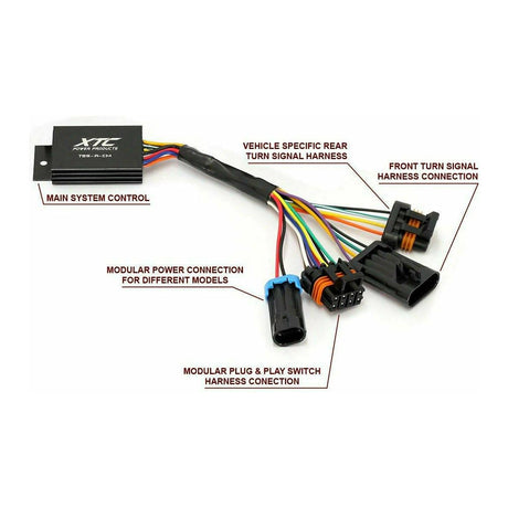 XTC Polaris Ranger XP 1000 w/Ride Command (2019+) Self Canceling Turn Signal System with Billet Lever