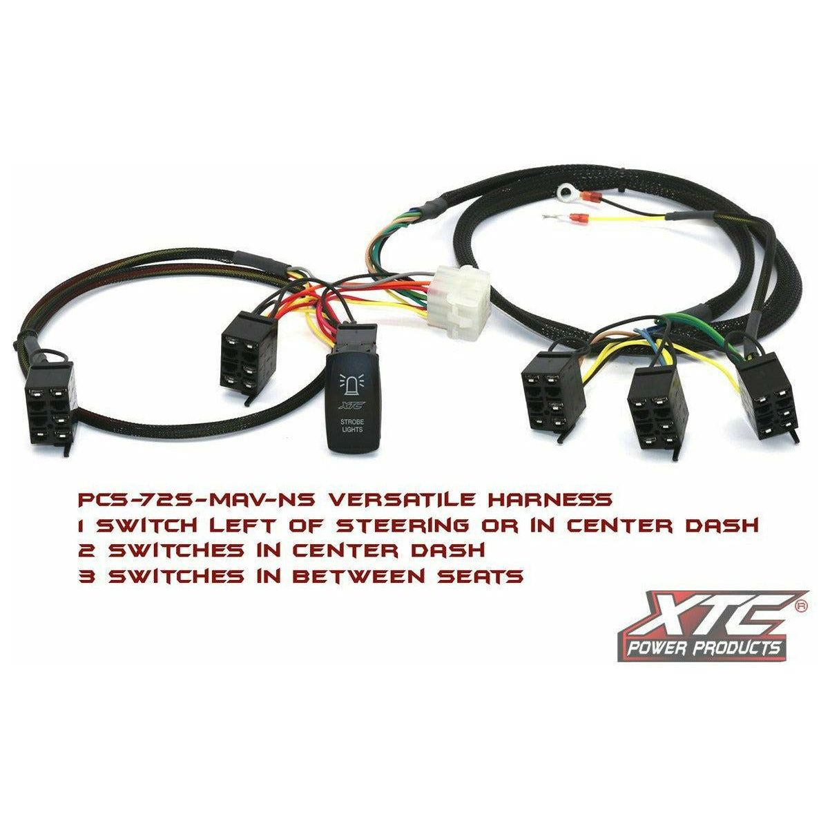Polaris RZR 6 Switch Power Control System with Strobe Lights Switch | XTC Power Products