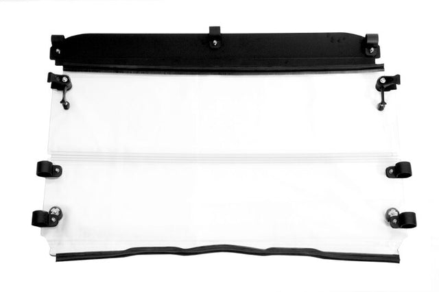 Seizmik 10-14 Polaris 400-570 Ranger Mid-Size - 1.75 in. Versa-Fold Windshield - UV Resistant Poly