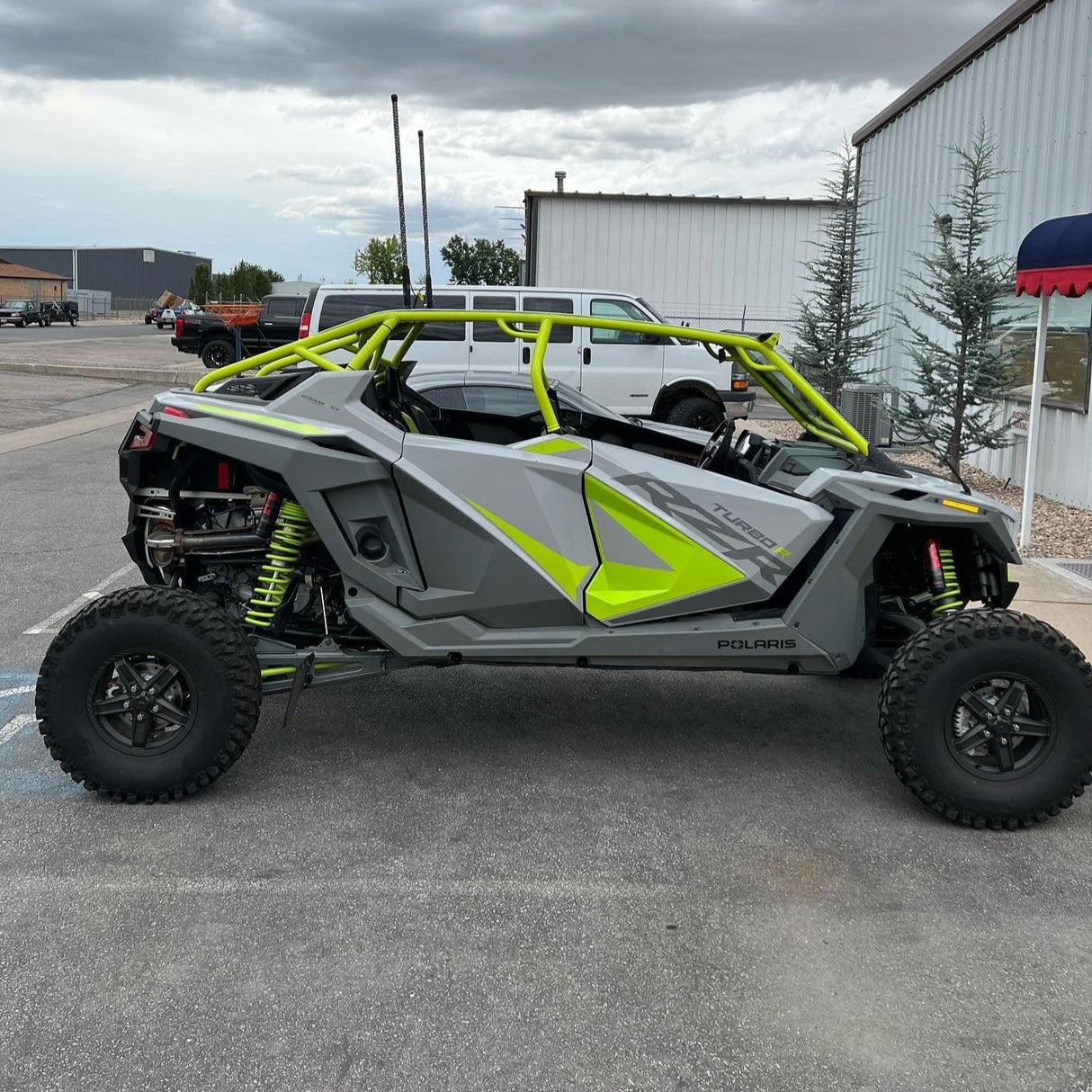 Polaris RZR Turbo R 4-Seat Raw Roll Cage