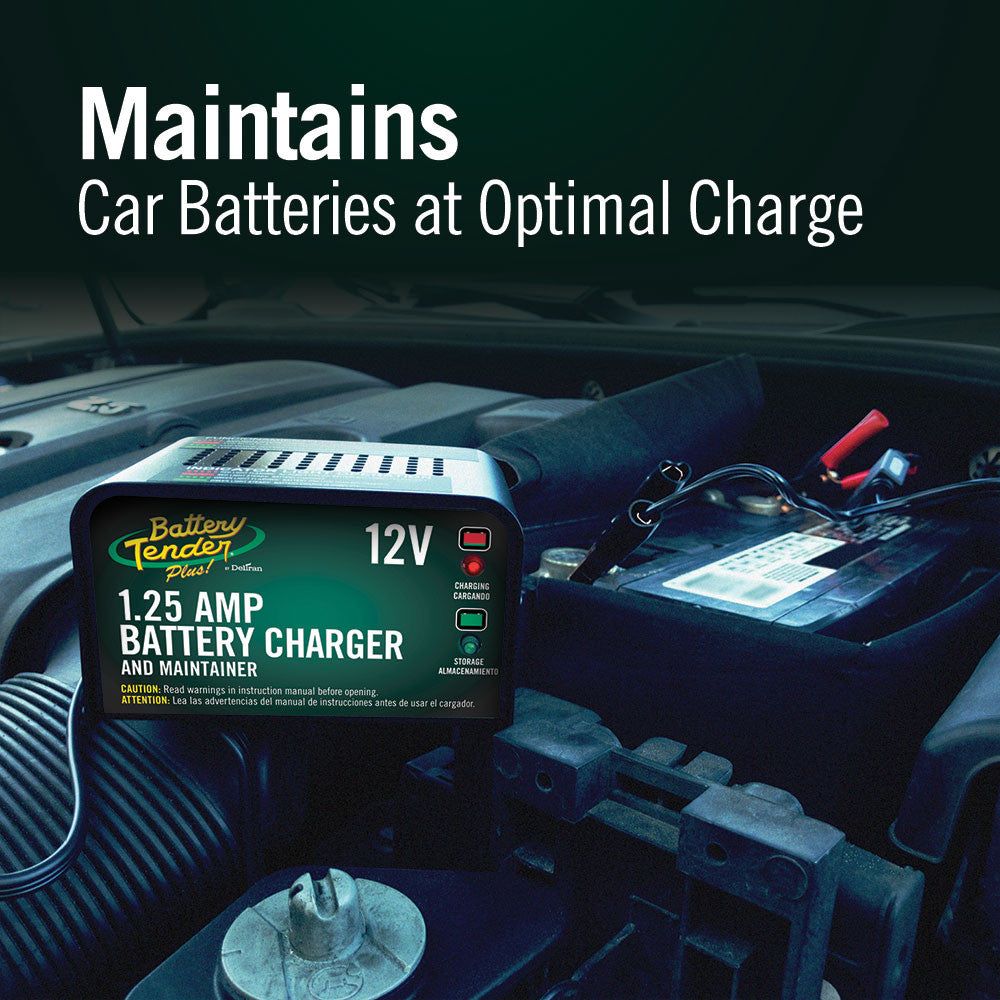 1.25 AMP Plus 12V Battery Charger | Battery Tender