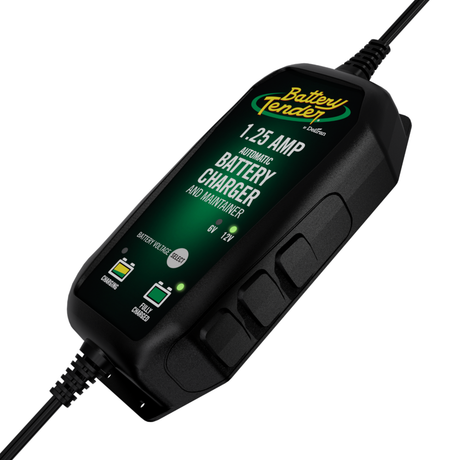 1.25 AMP Plus Selectable 12V / 6V Battery Charger | Battery Tender