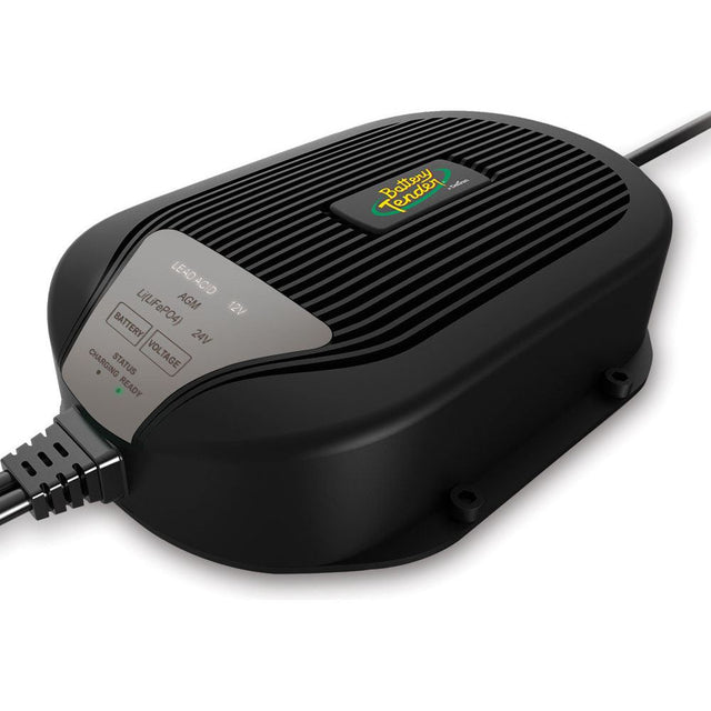 Weather Resistant 12V @ 5 AMP & 24V @ 2.5 AMP Selectable Battery Charger | Battery Tender